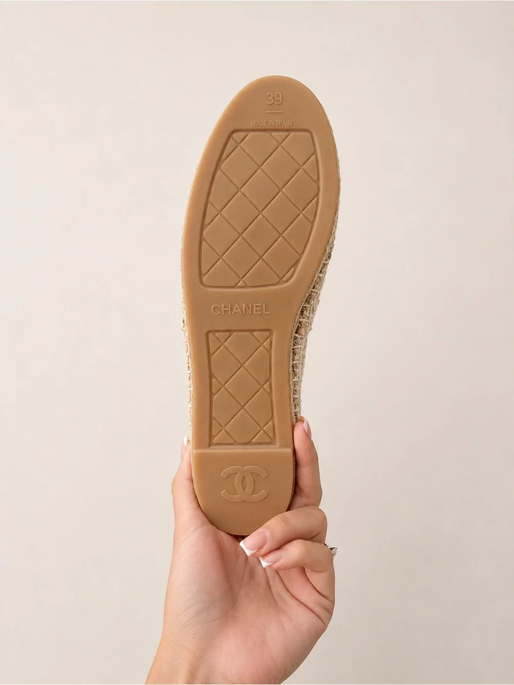 CC Ch*nel Espadrille Flat loafers